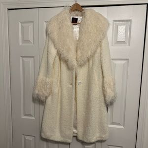 Adrienne Landau coat faux fur